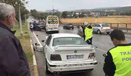 Eskişehir'de yağmur kazayı getirdi: 7 araç birbirine girdi