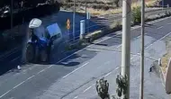 Eşme yolunda dehşet anları: Traktörün dönüşü kazayı beraberinde getirdi