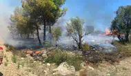 Serik'te korkutan alevler: Felaketin eşiğinden dönüldü