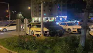 Erzurum'da gece yarısı şiddetli çarpışma: Kavşakta iki araç hurdaya döndü