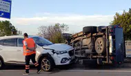 Tekirdağ'da dehşet anları: İçinde 4 yaşındaki çocukla otomobili kaçırıp ortalığı birbirine kattı