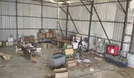 Besihane maskesiyle kurulan kaçak sigara fabrikası dron takibiyle deşifre oldu