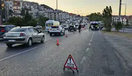Mudanya'da motosiklet kazası: Yola savrulan sürücü hastanelik oldu
