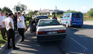 Manavgat'ta trafik kazası: Arkadan çarptı, hastanelik oldu