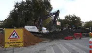 Eyüpsultan'da korku dolu anlar: İSKİ çalışması sırasında ana doğalgaz hattı delindi