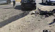 Eruh yolunda şiddetli çarpışma: Dört kişi hastanelik oldu