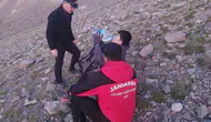Erciyes'in zirvesinde korku dolu anlar: Yabancı yürüyüşçü için seferberlik