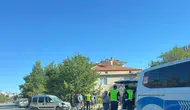 Yalvaç'ta kavşak kazası: Motosiklet sürücüsü hastanelik oldu