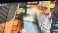 Beylikdüzü'nde gece yarısı dehşeti: Kontrolden çıkan araç dükkana daldı