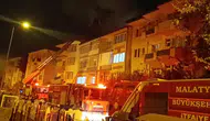Malatya'da gece yarısı korkutan alevler: Çatı katı küle döndü