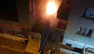 Kavacık'ta gece yarısı paniği: 7 katlı binada alevler yükseldi