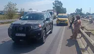 D-400 kara yolunda üç araç birbirine girdi: Trafik felç oldu