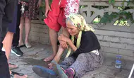 Alevlerin ortasında birbirlerini aradılar: Anne ve oğlunun yürek burkan kavuşması