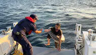Ege'nin soğuk sularında tek başına umut yolculuğu: Yüzerek sınırı geçmeye çalıştı