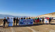 Nemrut'un zirvesinde 30 kilometrelik dev maraton: Doğaseverler kraterin izini sürdü