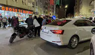 Samsun'da kavşak kazası: Motosikletli sürücü hastanelik oldu