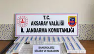 Aksaray'da kaçak tütün şebekesine jandarma darbesi: Milyonluk vurgun engellendi