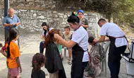 Söke'de okul heyecanı öncesi minik öğrencilere özel dokunuş