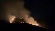 Çankırı'da alevler rüzgarla birleşince panik anları yaşandı