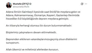 Adana merkezli sarsıntı bölgeyi ayağa kaldırdı: Bakan Çiftçi'den ilk açıklama geldi