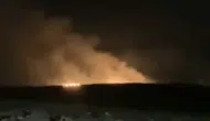 Yukarıalagöz köyünde alevler rüzgarla birleşince korku dolu anlar yaşandı