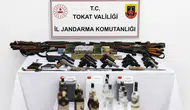 Niksar'da şafak operasyonu: 19 adreste cephanelik çıktı