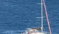 Bodrum açıklarında yelkenli operasyonu: Market alışverişi yaparken yakayı ele verdiler