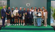 Cemiyet ve spor dünyası padel kortlarında buluştu: Şampiyonlar kupayı kaldırdı