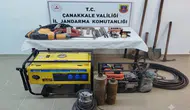 Eceabat'ta kaçak kazı hazırlığı jandarmaya takıldı