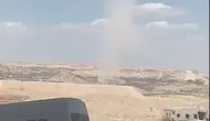 Mardin semalarında şaşkına çeviren doğa olayı: Boş arazide hortum paniği