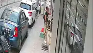 Fırın kapısına bırakılan poşet dakikalar içinde buharlaştı: Güvenlik kamerası o anları saniye saniye kaydetti
