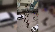 Ruha Mahallesi'nde sokak ortasında şiddet: Hortum ve terliklerin havada uçuştuğu kavga kamerada