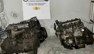 Tekkeköy'deki iş yerine baskın: Kaçak motorlar ele geçirildi