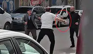 Erzurum'da dehşet anları: Bıçaklı saldırgana kurşun yağdırdı
