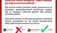 Ekonomi yönetiminde istifa söylentilerine resmi kanaldan sert yanıt