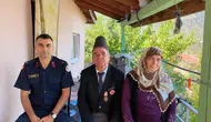 Jandarmadan duygulandıran vefa: Kahramanların kapısı çalındı