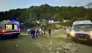 Özbaşı köyünde korkunç kaza: Tarım aracı dereye uçtu