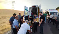 Besni yolunda akşam saatlerinde dehşet anları: İki araç kafa kafaya çarpıştı