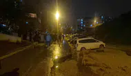 Keçiören'de kabus dolu anlar: Sağanak sonrası cadde adeta yutuldu