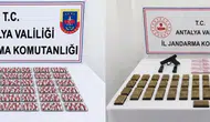 Antalya'da Jandarma'dan zehir tacirlerine çifte darbe: Cephanelik gibi evler