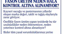 Kayseri'nin lezzet mirası tehlikede: Üreticilerden fason üretim isyanı