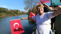 Bartın Irmağı'nda sıra dışı kutlama: Cumhuriyet coşkusu kürek sesleriyle yankılandı