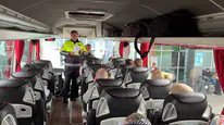 Aksaray otogarında bayram öncesi trafik denetimi alarmı