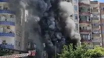 Kızıltepe’deki beyaz eşya tamirhanesinde yangın paniği