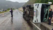 Tokat yolunda cenaze dönüşü kaza 4 kişi yaralandı