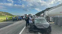 Adıyaman Gölbaşı yolunda iki araç çarpıştı 3 ölü