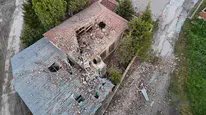 Eskişehir’de cami minaresine yıldırım düştü
