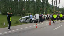 Amasya'da kavşak kazası Dede ve torun hayatını kaybetti