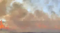 Balıkesir Altıeylül’de arazide korkutan yangın