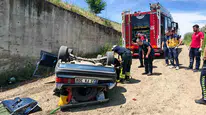 Tekirdağ yolunda direksiyon hakimiyetini kaybeden sürücü hayatını kaybetti